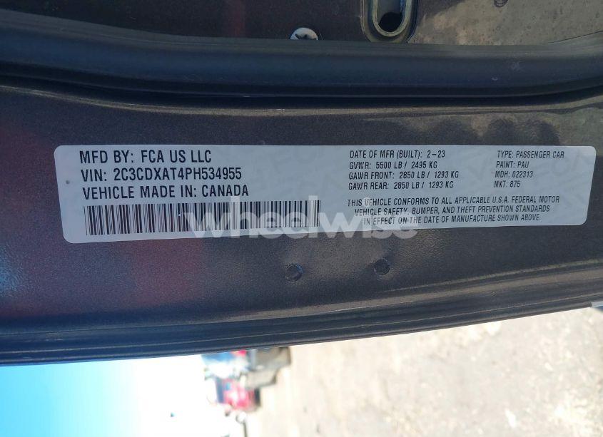 Photo 9 of 2023 Dodge Charger POLICE RWD (VIN 2C3CDXAT4PH534955)