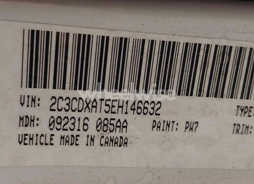 Photo 9 of 2014 Dodge Charger POLICE (VIN 2C3CDXAT5EH146632)