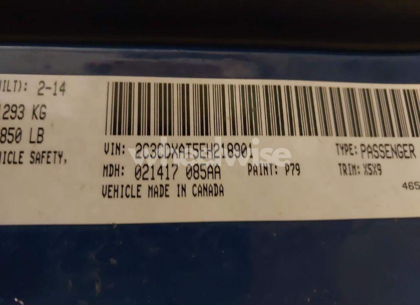 Photo 9 of 2014 Dodge Charger POLICE (VIN 2C3CDXAT5EH218901)