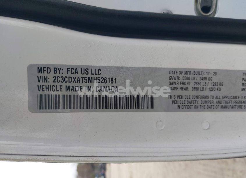 Photo 9 of 2021 Dodge Charger POLICE RWD (VIN 2C3CDXAT5MH526181)