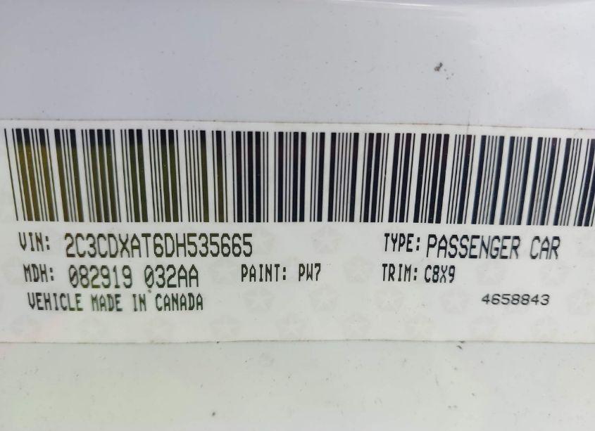 Photo 9 of 2013 Dodge Charger POLICE (VIN 2C3CDXAT6DH535665)