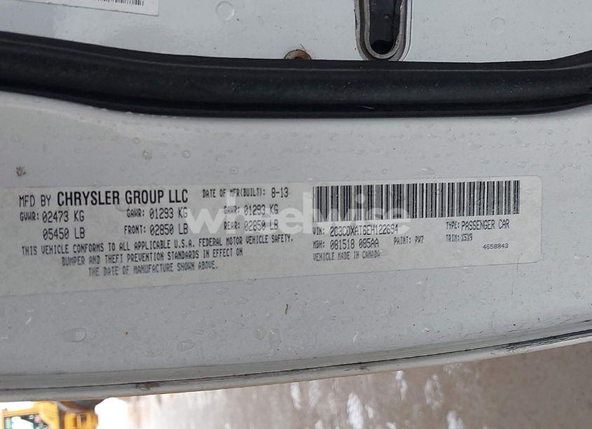 Photo 9 of 2014 Dodge Charger POLICE (VIN 2C3CDXAT6EH122694)