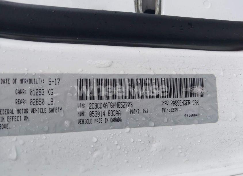 Photo 9 of 2017 Dodge Charger POLICE RWD (VIN 2C3CDXAT6HH652703)