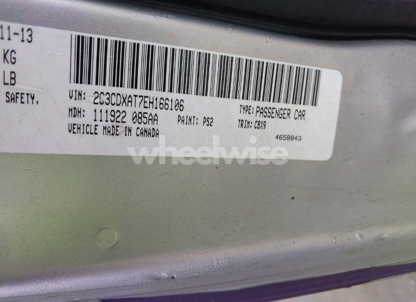 Photo 9 of 2014 Dodge Charger POLICE (VIN 2C3CDXAT7EH166106)