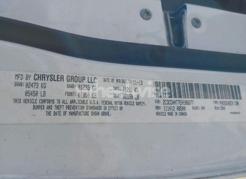 Photo 9 of 2014 Dodge Charger POLICE (VIN 2C3CDXAT7EH186677)