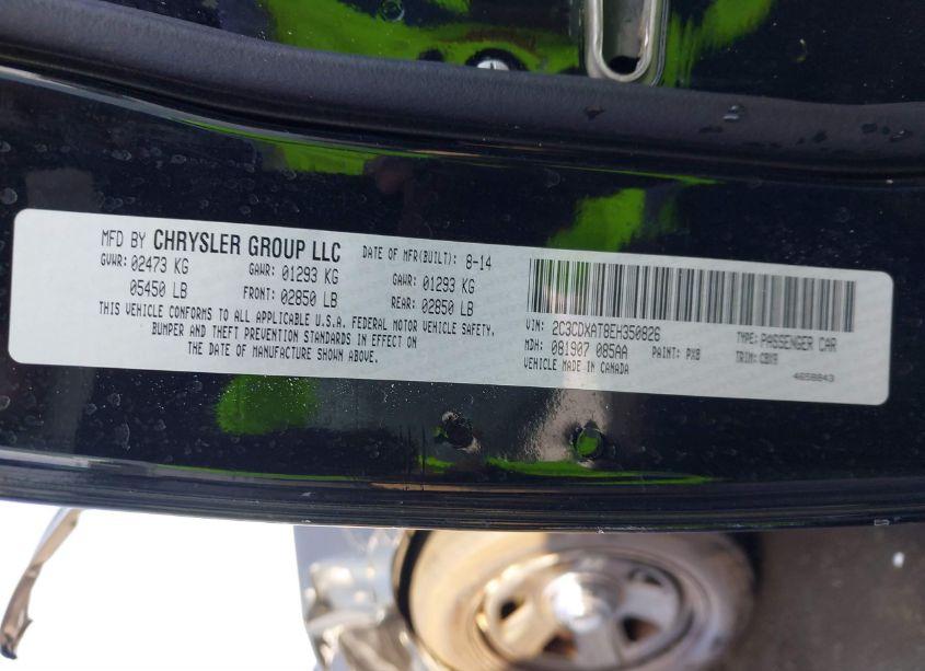 Photo 9 of 2014 Dodge Charger POLICE (VIN 2C3CDXAT8EH350826)