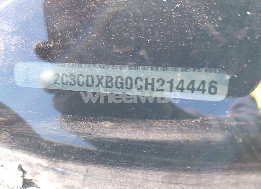 Photo 9 of 2012 Dodge Charger SE (VIN 2C3CDXBG0CH214446)