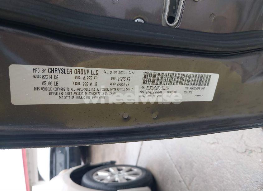 Photo 9 of 2014 Dodge Charger SE (VIN 2C3CDXBG0EH321757)