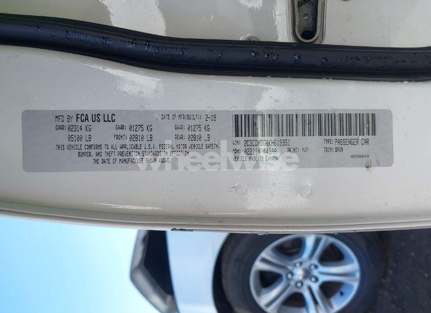 Photo 9 of 2019 Dodge Charger SXT RWD (VIN 2C3CDXBG0KH619351)