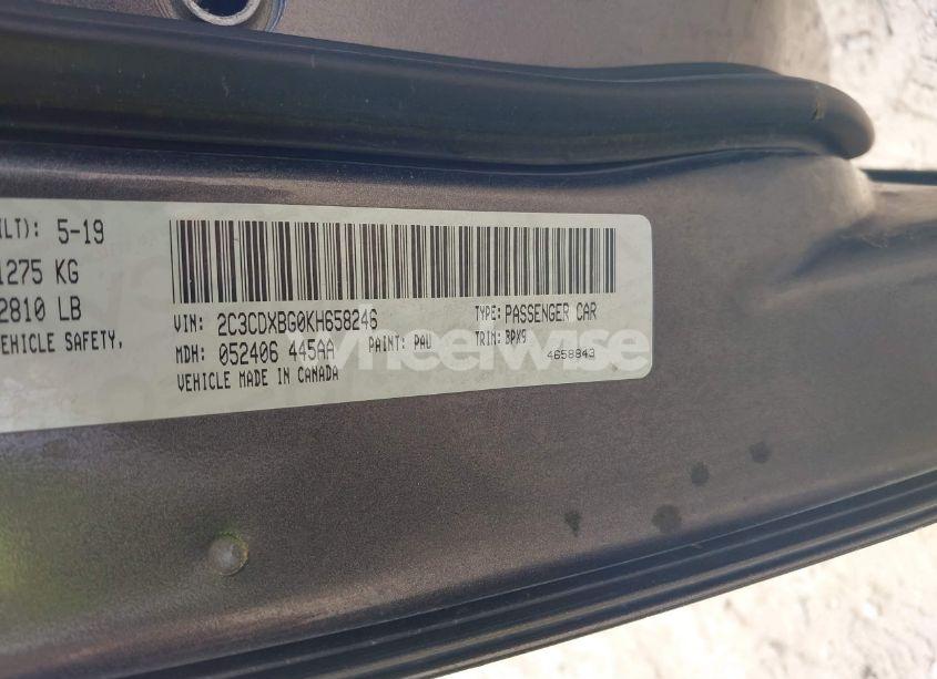 Photo 9 of 2019 Dodge Charger SXT RWD (VIN 2C3CDXBG0KH658246)