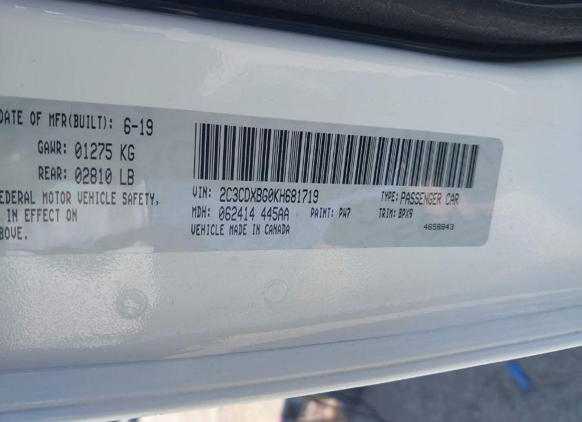 Photo 9 of 2019 Dodge Charger SXT RWD (VIN 2C3CDXBG0KH681719)