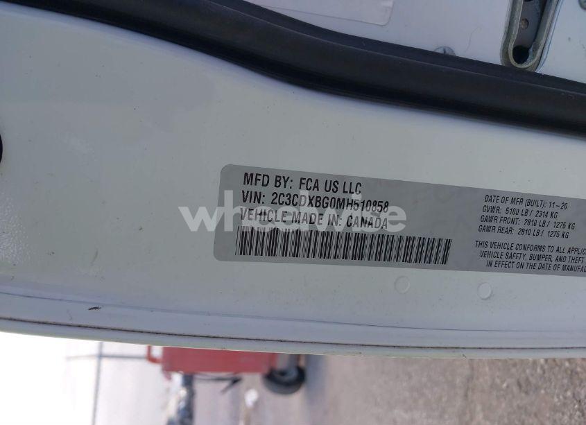 Photo 9 of 2021 Dodge Charger SXT RWD (VIN 2C3CDXBG0MH510858)