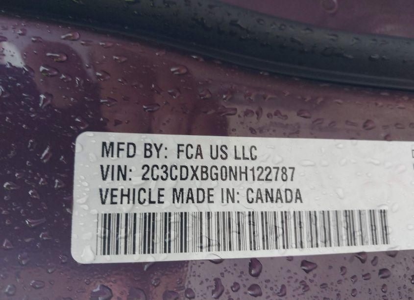 Photo 9 of 2022 Dodge Charger SXT RWD (VIN 2C3CDXBG0NH122787)