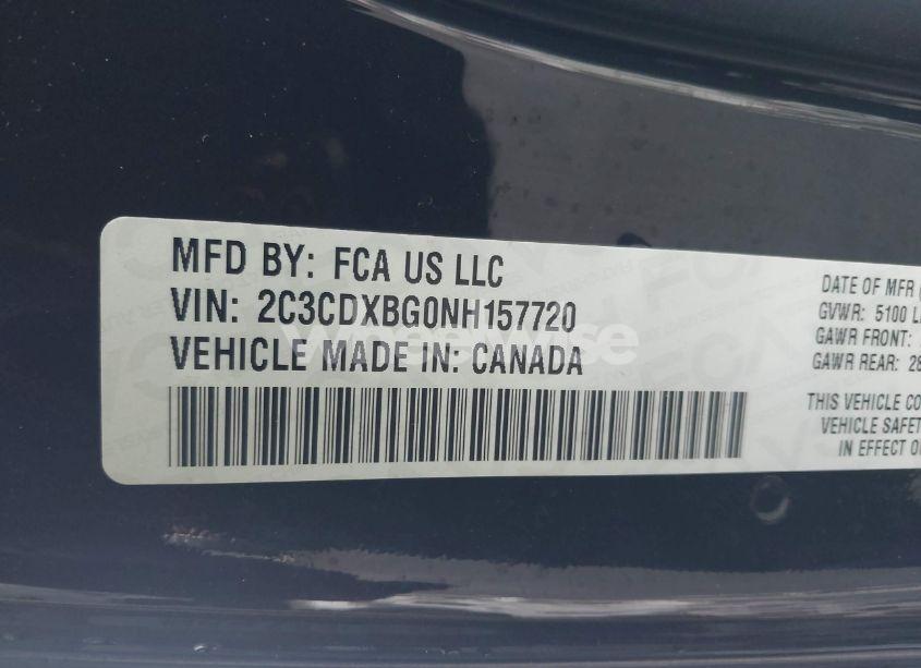Photo 9 of 2022 Dodge Charger SXT RWD (VIN 2C3CDXBG0NH157720)