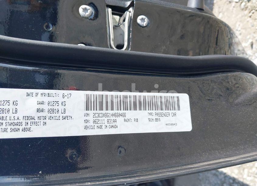 Photo 9 of 2017 Dodge Charger SE RWD (VIN 2C3CDXBG1HH660466)