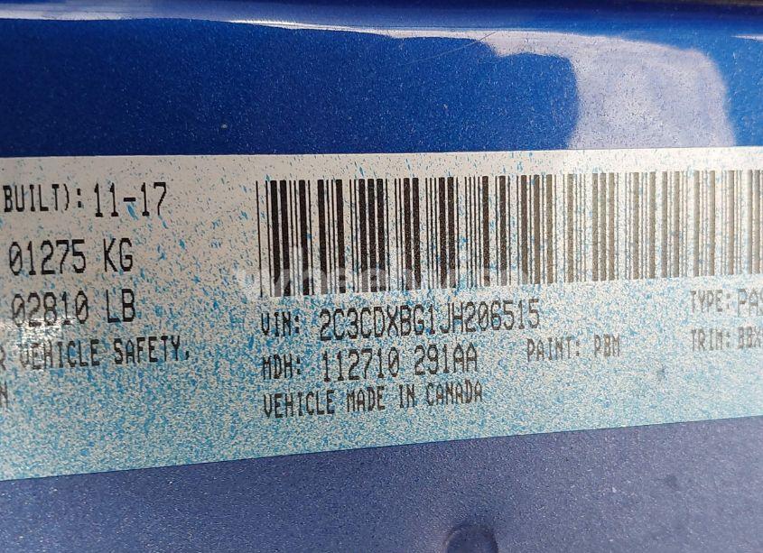 Photo 9 of 2018 Dodge Charger SXT RWD (VIN 2C3CDXBG1JH206515)