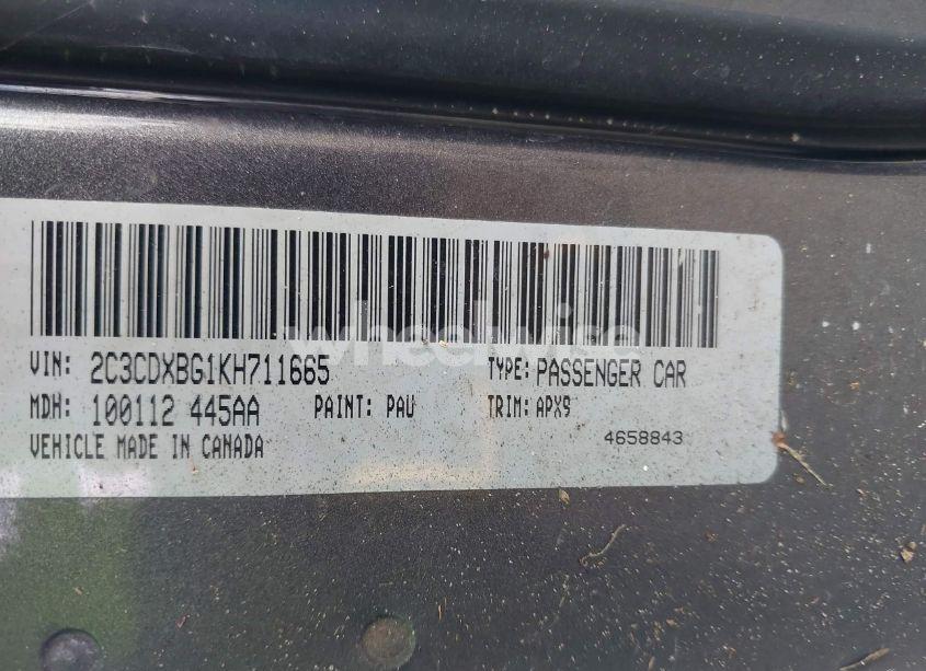 Photo 9 of 2019 Dodge Charger SXT RWD (VIN 2C3CDXBG1KH711665)