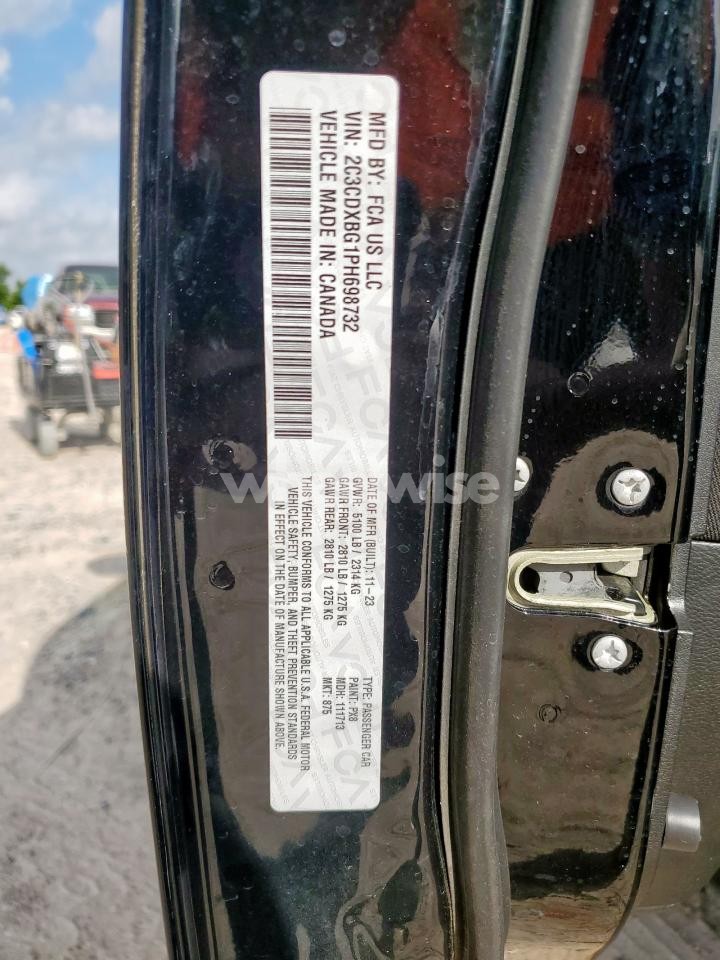 Photo 12 of 2023 DODGE CHARGER SXT N/A (VIN 2C3CDXBG1PH698732)