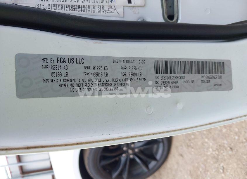 Photo 9 of 2016 Dodge Charger SE (VIN 2C3CDXBG2GH333184)