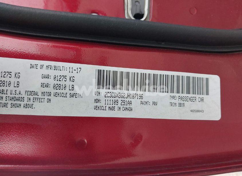 Photo 9 of 2018 Dodge Charger SXT RWD (VIN 2C3CDXBG2JH187196)