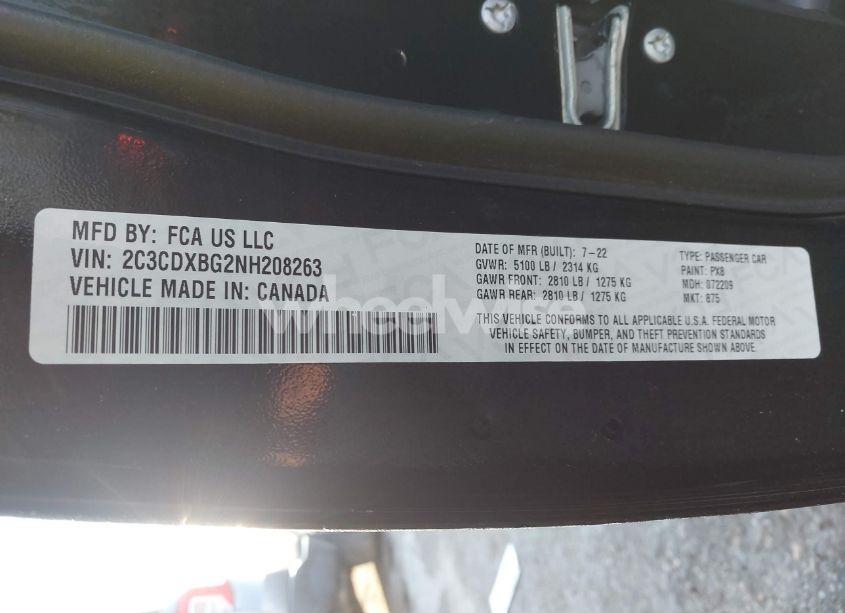 Photo 9 of 2022 Dodge Charger SXT RWD (VIN 2C3CDXBG2NH208263)