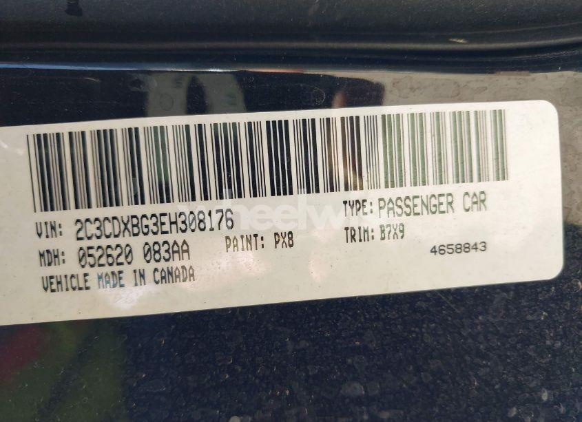 Photo 9 of 2014 Dodge Charger SE (VIN 2C3CDXBG3EH308176)