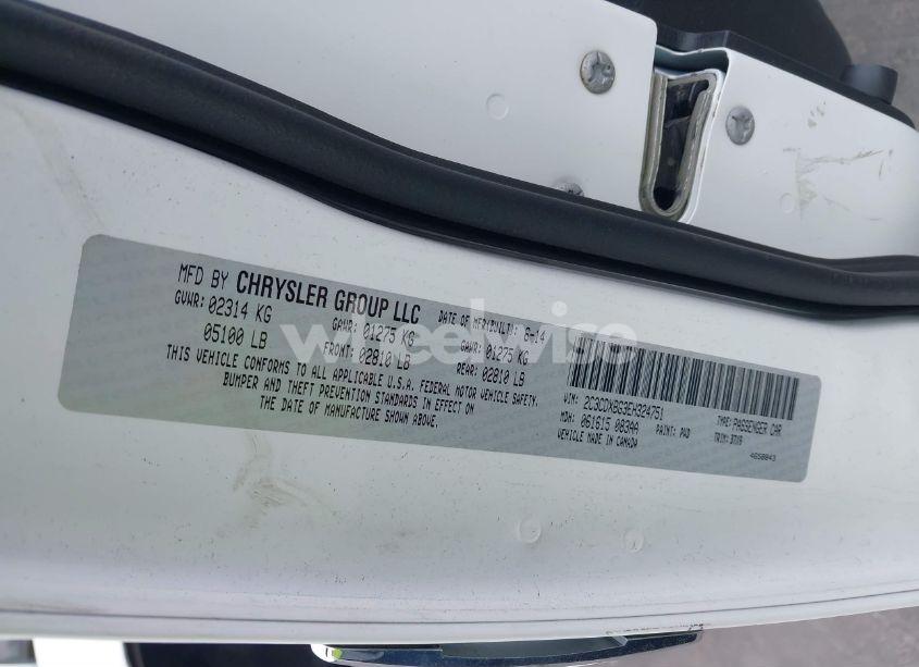 Photo 9 of 2014 Dodge Charger SE (VIN 2C3CDXBG3EH324751)