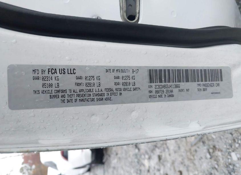 Photo 9 of 2018 Dodge Charger SXT RWD (VIN 2C3CDXBG3JH113866)