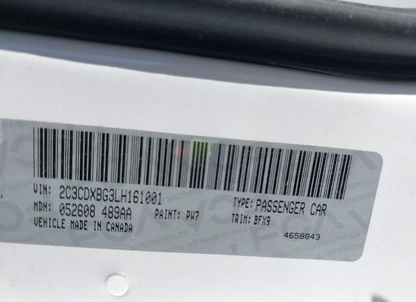 Photo 9 of 2020 Dodge Charger SXT RWD (VIN 2C3CDXBG3LH161001)