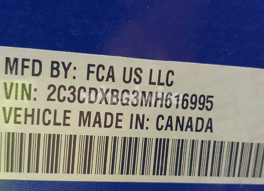 Photo 9 of 2021 Dodge Charger SXT RWD (VIN 2C3CDXBG3MH616995)