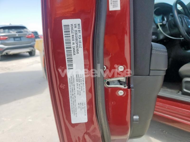 Photo 7 of 2023 DODGE CHARGER SXT N/A (VIN 2C3CDXBG3PH674545)