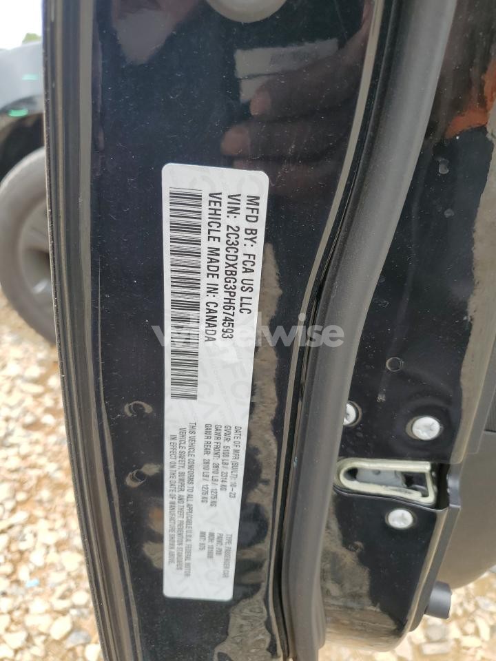 Photo 12 of 2023 DODGE CHARGER SXT (VIN 2C3CDXBG3PH674593)