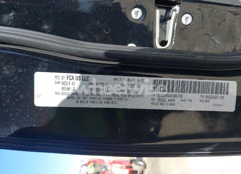 Photo 9 of 2019 Dodge Charger SXT RWD (VIN 2C3CDXBG4KH664728)