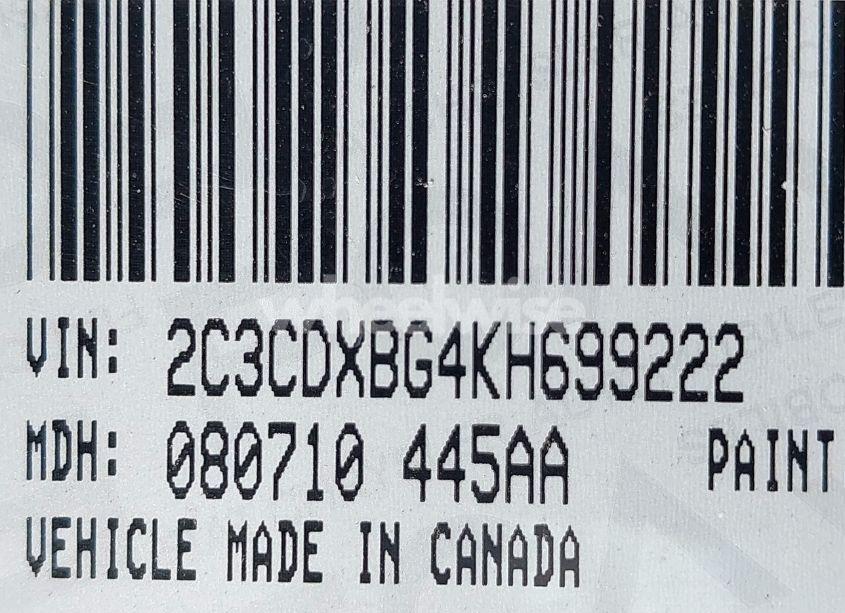 Photo 9 of 2019 Dodge Charger SXT RWD (VIN 2C3CDXBG4KH699222)