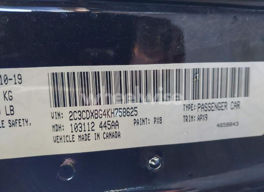 Photo 9 of 2019 Dodge Charger SXT RWD (VIN 2C3CDXBG4KH758625)