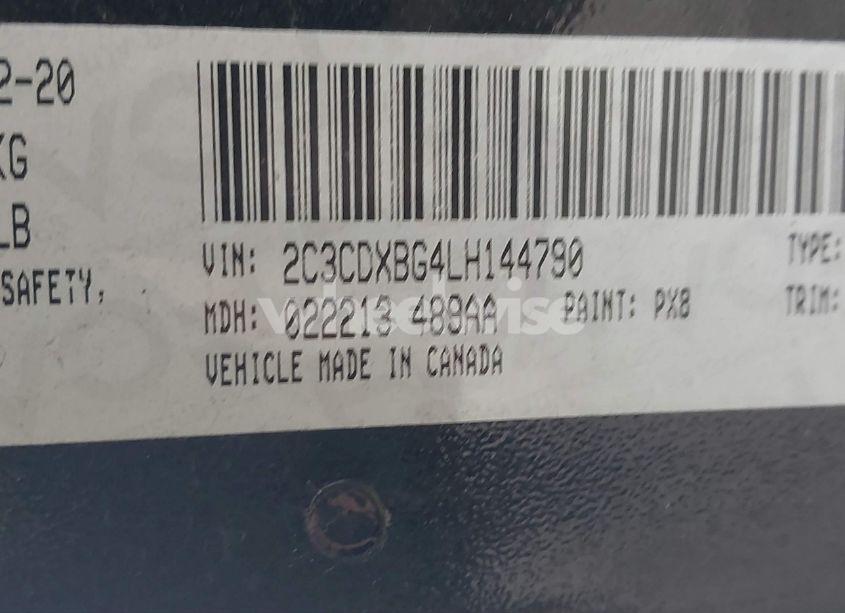 Photo 9 of 2020 Dodge Charger SXT RWD (VIN 2C3CDXBG4LH144790)