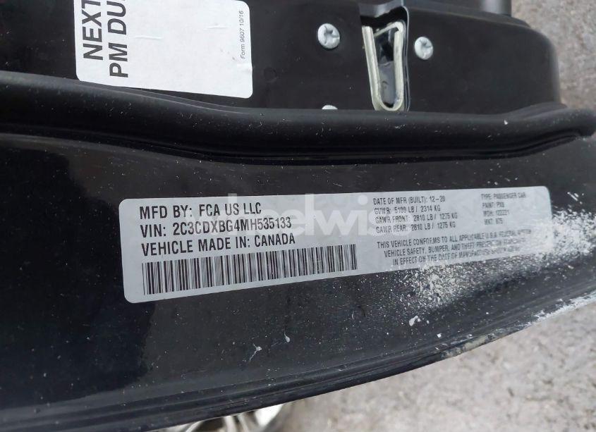 Photo 9 of 2021 Dodge Charger SXT RWD (VIN 2C3CDXBG4MH535133)