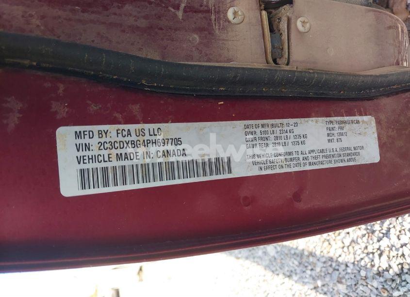 Photo 9 of 2023 Dodge Charger SXT (VIN 2C3CDXBG4PH697705)