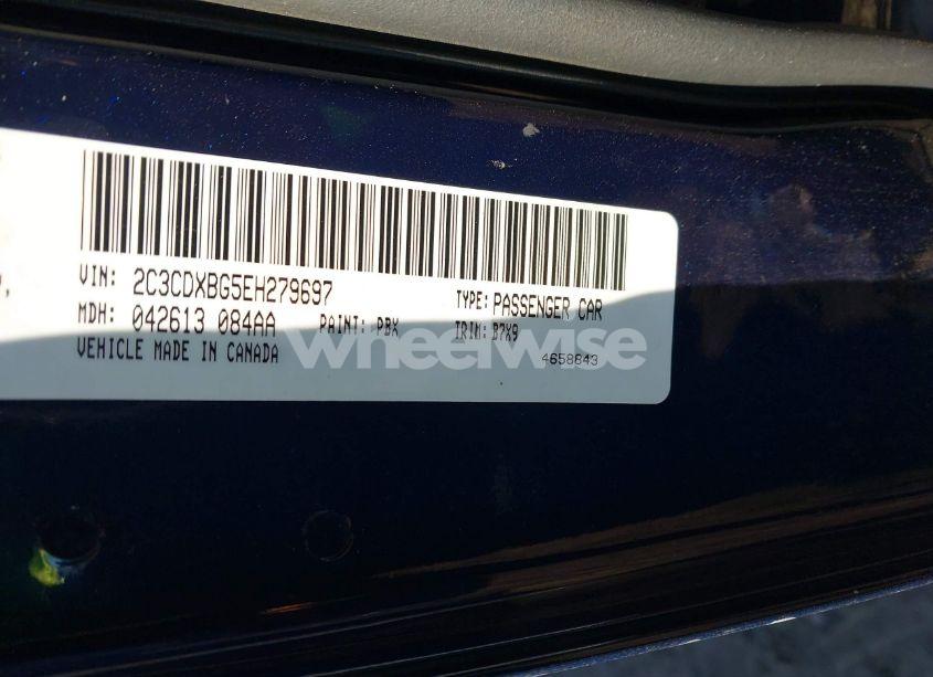 Photo 9 of 2014 Dodge Charger SE (VIN 2C3CDXBG5EH279697)