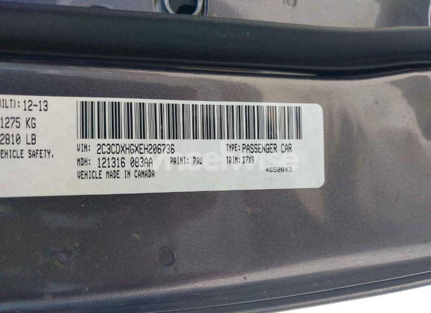 Photo 9 of 2015 Dodge Charger SE (VIN 2C3CDXBG5FH863325)