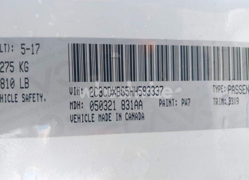 Photo 9 of 2017 Dodge Charger SE RWD (VIN 2C3CDXBG5HH593337)