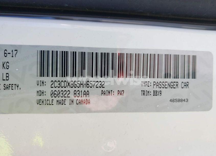 Photo 9 of 2017 Dodge Charger SE RWD (VIN 2C3CDXBG5HH657232)