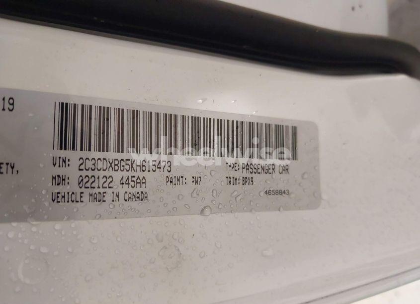 Photo 9 of 2019 Dodge Charger SXT RWD (VIN 2C3CDXBG5KH615473)