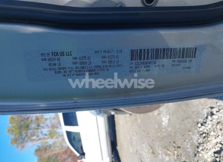 Photo 9 of 2019 Dodge Charger SXT RWD (VIN 2C3CDXBG5KH647162)