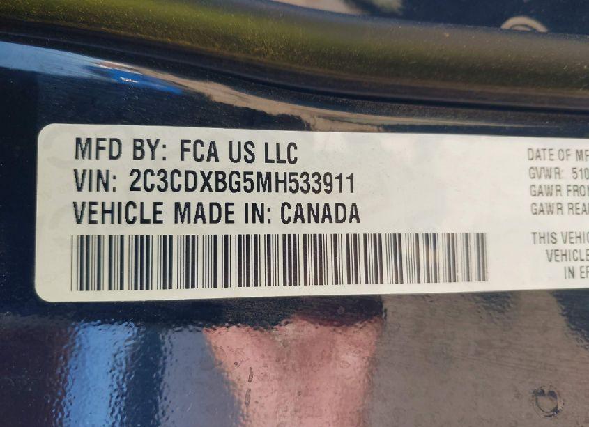 Photo 9 of 2021 Dodge Charger SXT RWD (VIN 2C3CDXBG5MH533911)