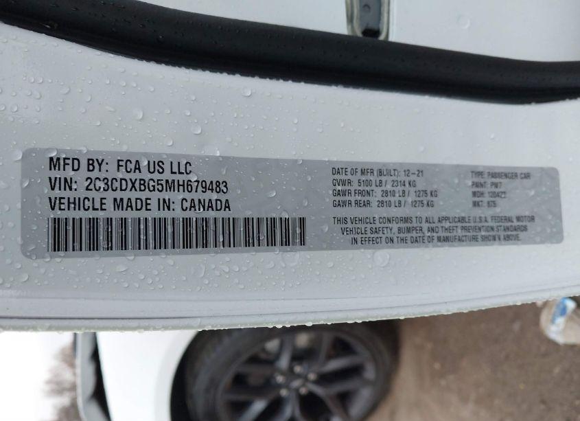 Photo 9 of 2021 Dodge Charger SXT RWD (VIN 2C3CDXBG5MH679483)