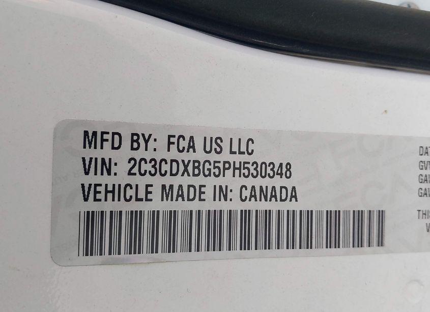 Photo 9 of 2023 Dodge Charger SXT (VIN 2C3CDXBG5PH530348)