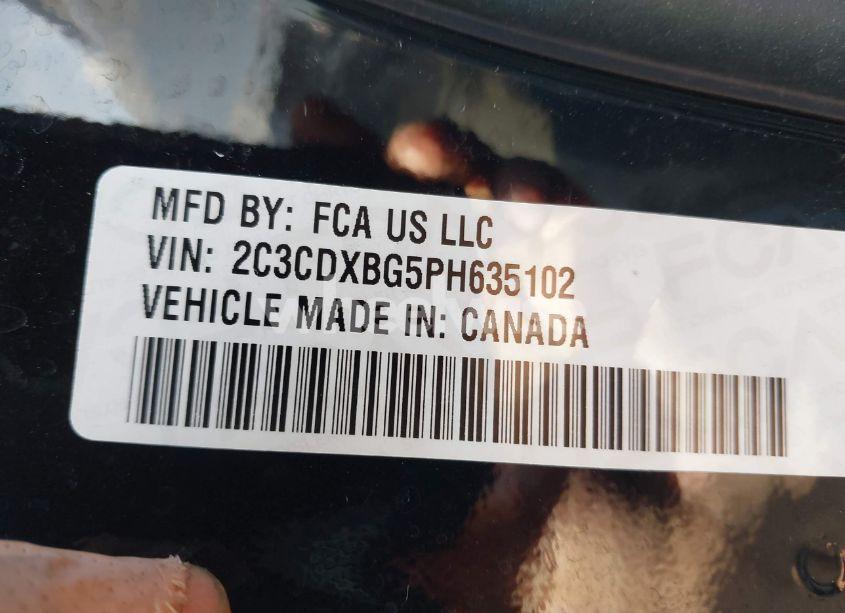 Photo 9 of 2023 Dodge Charger SXT (VIN 2C3CDXBG5PH635102)