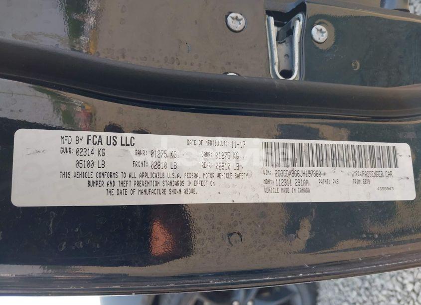 Photo 9 of 2018 Dodge Charger SXT RWD (VIN 2C3CDXBG6JH197360)