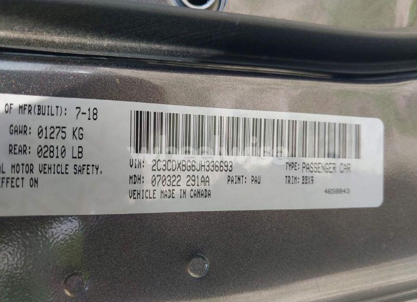 Photo 9 of 2018 Dodge Charger SXT RWD (VIN 2C3CDXBG6JH336693)